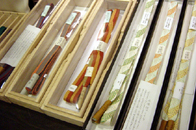 紫色のショール